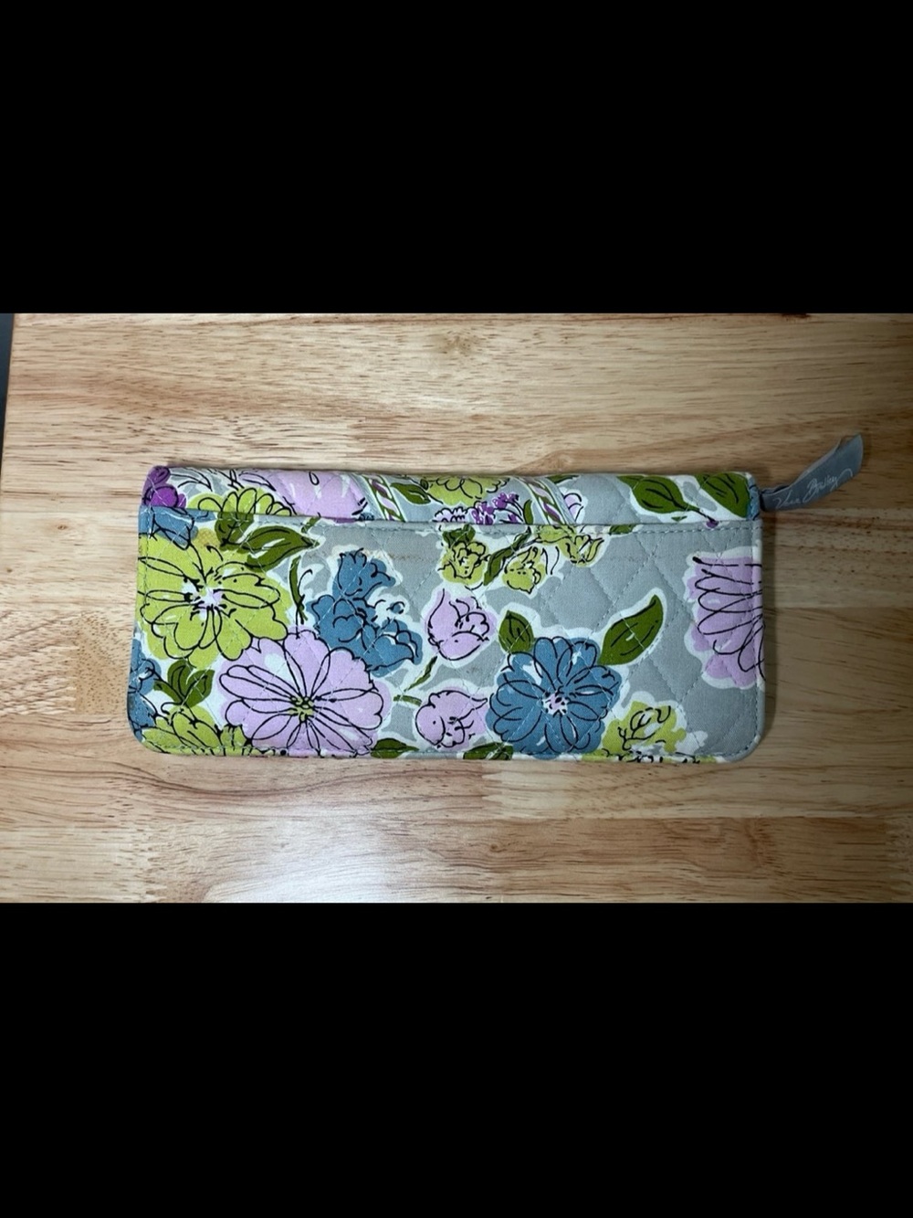 Vera Bradley Watercolor Travel Wallet Retired Print Vintage - Picture 3 of 9